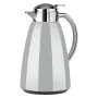 EMSA CAMPO Thermokanne, 1 Liter, Hellgrau/Edelstahl, Quick-Tip-Verschluss