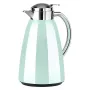 EMSA CAMPO Thermokanne, 1 Liter (Mintgrün / Edelstahl, Quick-Tip-Verschluss)