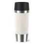 EMSA TRAVEL MUG Classic Twist (Creme/Edelstahl, 0,36 Liter)