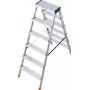 Krause Dopplo Doppelseitige Trittleiter 2x6 Stufen 120427
