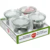 WECK Einmachglas 0,5L Set mit 4 Stück