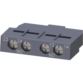 Siemens SIRIUS 3RV2 Hilfsschalterblock 3RV2901-1F, 1NO+1NC, Schraubanschluss, Quermontage