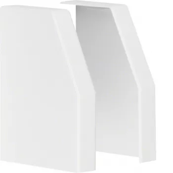 Hager L22359010 Endkappenpaar für RK 150x110 mm Kanal, Reinweiß