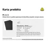 3M Klingspor PS 11 A Nass- und Trockenschleifpapier P1500, 50 Blatt
