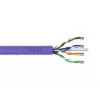 DIGITUS Cat.6 U/UTP B2ca Installationskabel, AWG23/1, LSOH, 500m, Lila, Rolle