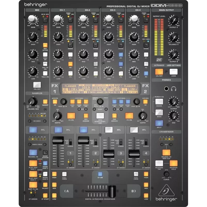 Behringer DDM4000 Digital DJ Mixer 5 Kanäle