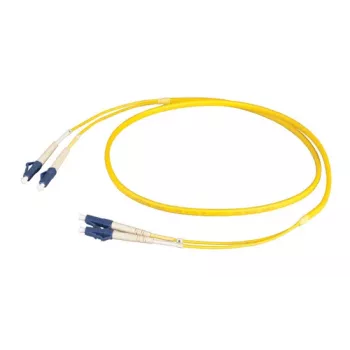EFB Elektronik Duplex Jumper LC-LC OS2 Flat Twin 3m Gelb