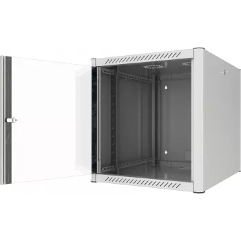 EFB Elektronik 19 inch Wandgehäuse 12U Tiefe 800 mm vormontiert RAL7035