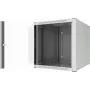 EFB Elektronik 19 inch Wandgehäuse 12U Tiefe 800 mm vormontiert RAL7035