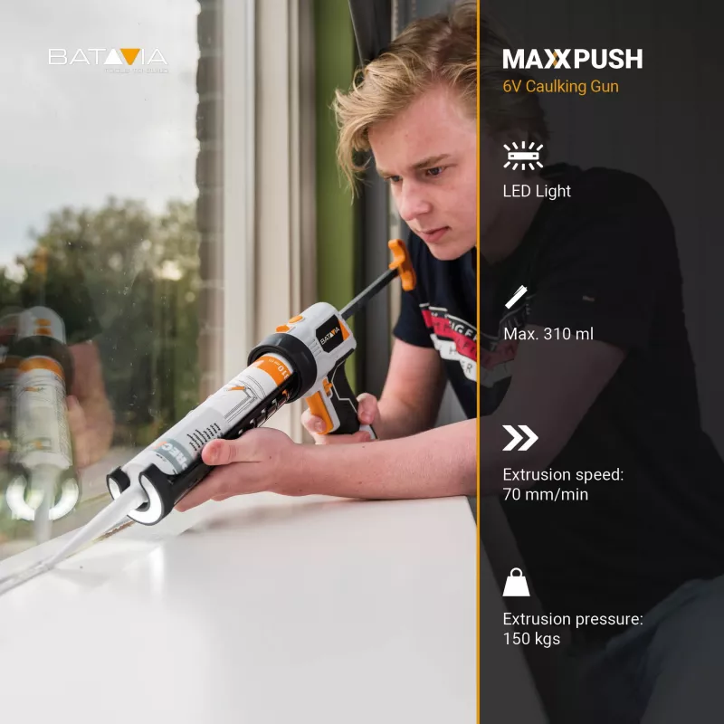 Batavia B.V. Maxxpush Akku-Kartuschenpresse mit LED