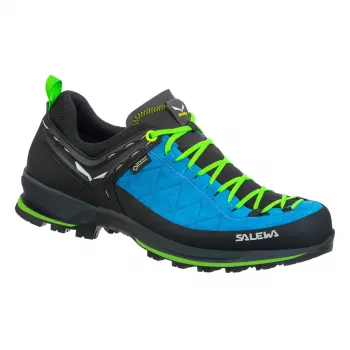 Salewa Mountain Trainer 2 GTX Trekking Schuhe - Blau/Neon Grün, Größe 46