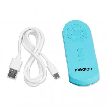 MEDION LIFE Camping Fan E10 TF (MD 12065) Grau/Blau