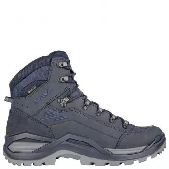 LOWA RENEGADE EVO GTX MID Hiking Boots - Navy/Honey - UK 11.5