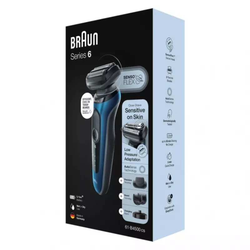 Braun Series 6 61-B4500cs Folienrasierer Blau
