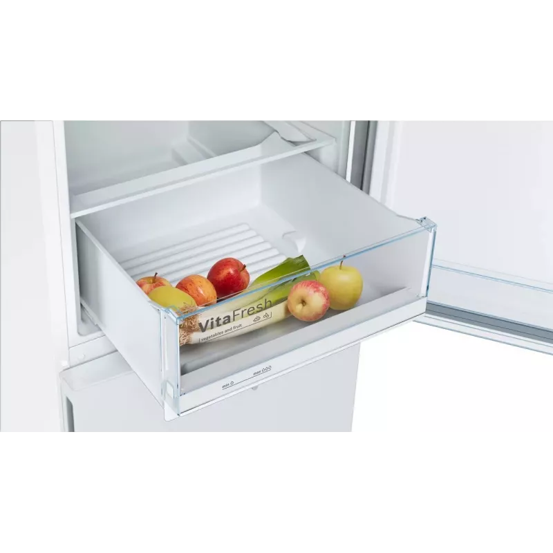 Bosch KGV33VWEA Stand-Kühl-Gefrierkombination, 288 L, Weiß, Energieklasse E