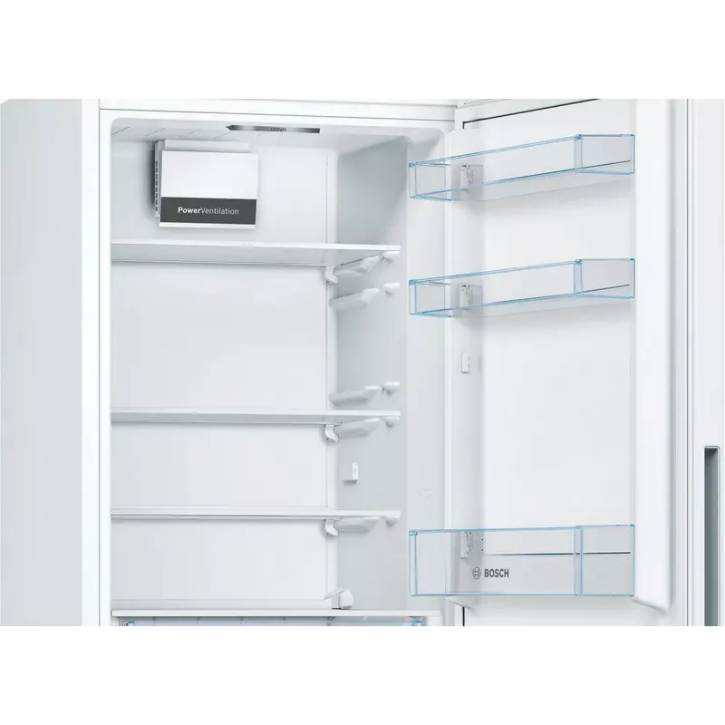 Bosch KGV362WEAS Kühl-Gefrierkombination, Weiß, 308 L Gesamtnutzinhalt, Energieklasse E