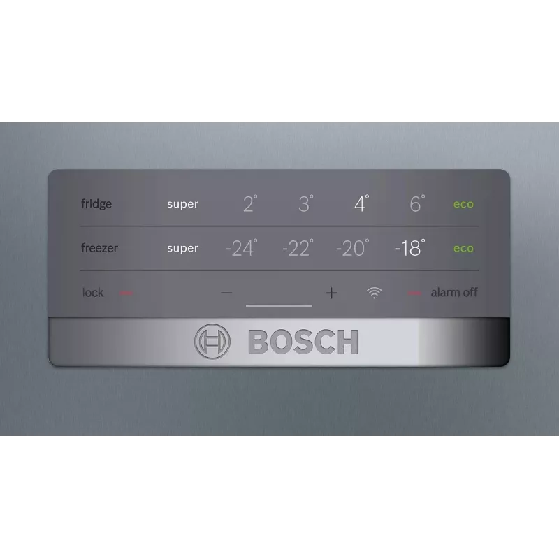 Bosch KGN397LEQ Stand-Kühl-Gefrierkombination mit NoFrost, VitaFresh, 363 l, Inox-Look, Energieeffizienzklasse E