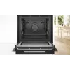 Bosch HMG976KB1 Series 8 Einbau-Mikrowellenbackofen mit Dampfunterstützung, 71 l, Schwarz