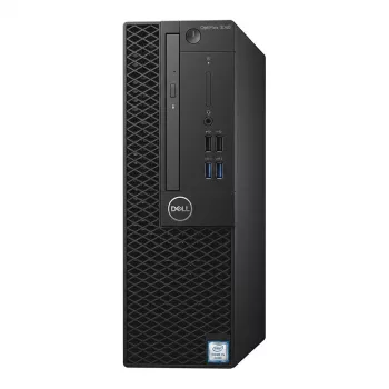 Dell OptiPlex 3070 SFF Desktop PC, Intel Core i3-8100, 8GB RAM, 256GB SSD, Windows 11 Pro, Schwarz
