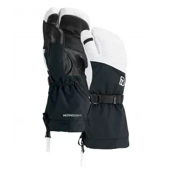 Ortovox Freeride 3 Finger Glove Pro - Black Raven/Black, Größe M