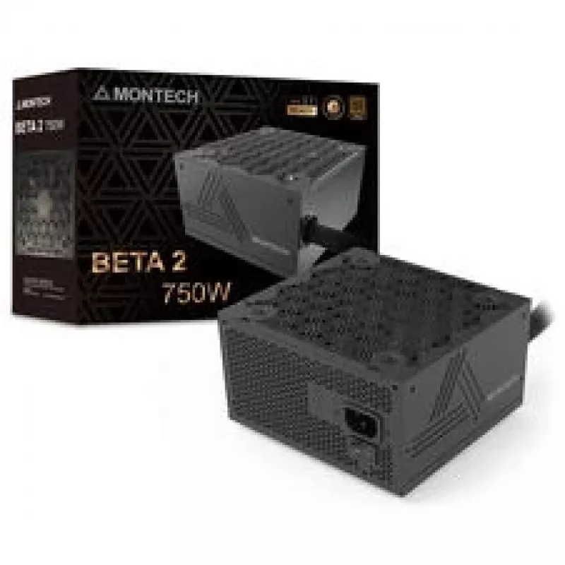 Montech BETA 2 80 PLUS Bronze Netzteil, ATX 3.1 - 750 Watt, Schwarz