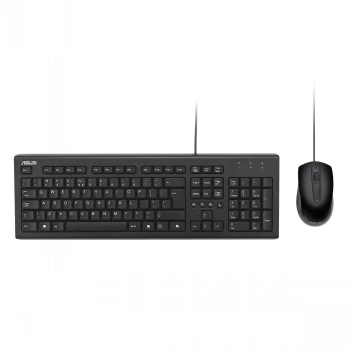 ASUS Tastatur und Maus U2000 Estnisch QWERTY Kabelgebundenes Set