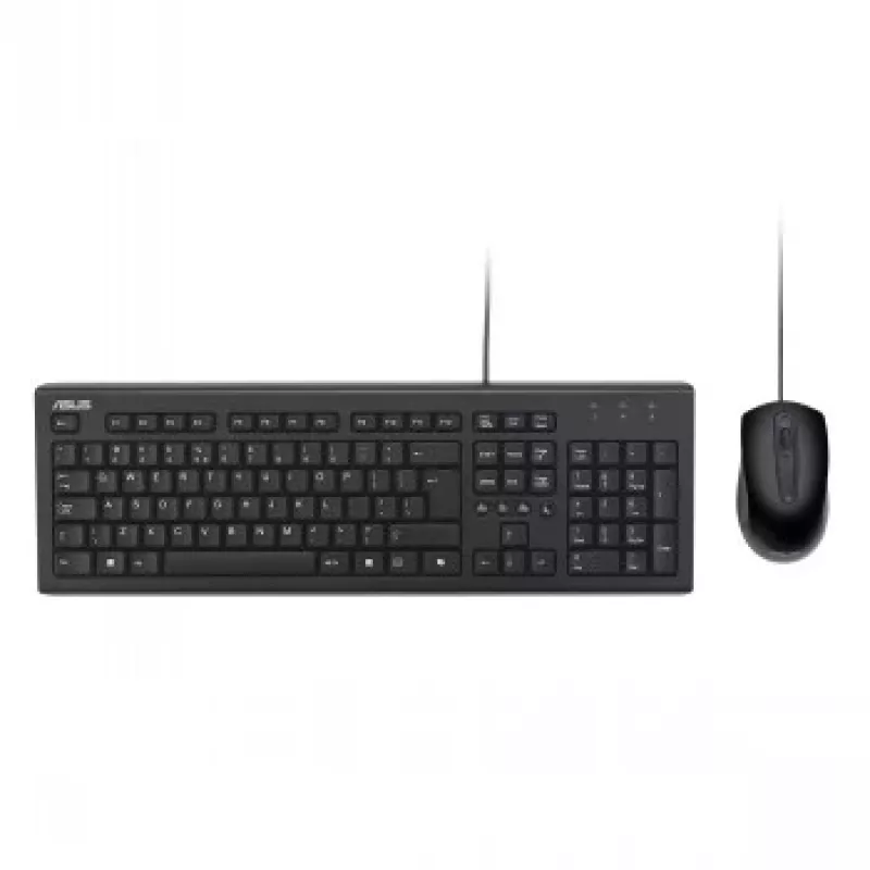 ASUS Tastatur und Maus U2000 Estnisch QWERTY Kabelgebundenes Set