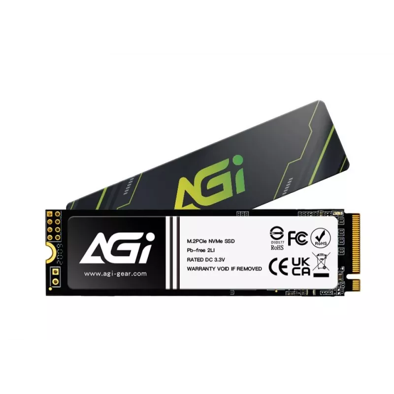 AGI TECHNOLOGY 1TB M.2 NVMe PCIe 4.0 SSD - 4700MB/s Lesen, 2800MB/s Schreiben, 600TBW