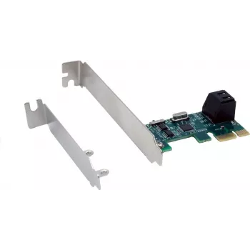 Exsys EX-3519 SATA-Controller PCIe x1 für 2 HDD- und SSD-Laufwerke - SATA III 6 Gbit/s