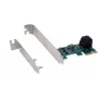 Exsys EX-3519 SATA-Controller PCIe x1 für 2 HDD- und SSD-Laufwerke - SATA III 6 Gbit/s