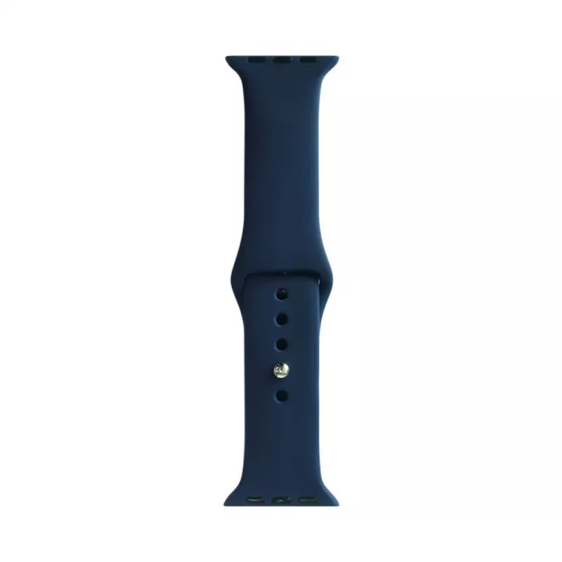 Evelatus Apple Watch 42/44/45mm Silikon Loop Armband (S/M 110mm) Blau