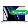 Apple Renewed Grade C MacBook Pro 14 A2442 14 Zoll 32 GB SSD 1 TB Apple M1 Pro 10-Core CPU macOS Tastatur US/RU