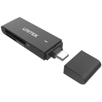 UNITEK USB-C SD & MicroSD Kartenleser (Y-9328) - Space Grey
