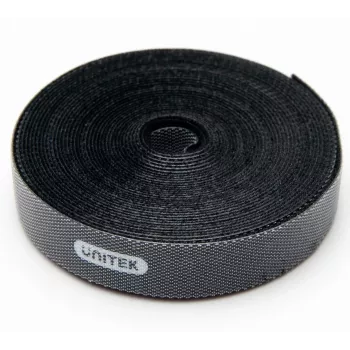 UNITEK OT142BK Klett-Kabelbinder 5m Schwarz