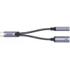 UNITEK USB-C auf 3,5mm Audioanschluss & USB-C 60W PD Adapter (Space Grey)