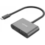 UNITEK USB-C auf HDMI 4K & VGA Full HD Adapter