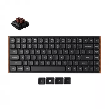 Keychron K3U-H3 75% Milk POM Brown Switch 8K Kabellose Mechanische Tastatur