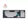 Keychron Q5M-M1 96% Mechanische Tastatur, Gateron G Pro Red Switch, RGB Hot-Swap, Bluetooth 5.1 & USB-C, Aluminiumgehäuse