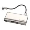 Freewell Pro Plus Card Reader USB 3.2 Gen 2 Type-C 10 Gbps SD MicroSD CFexpress Space Gray