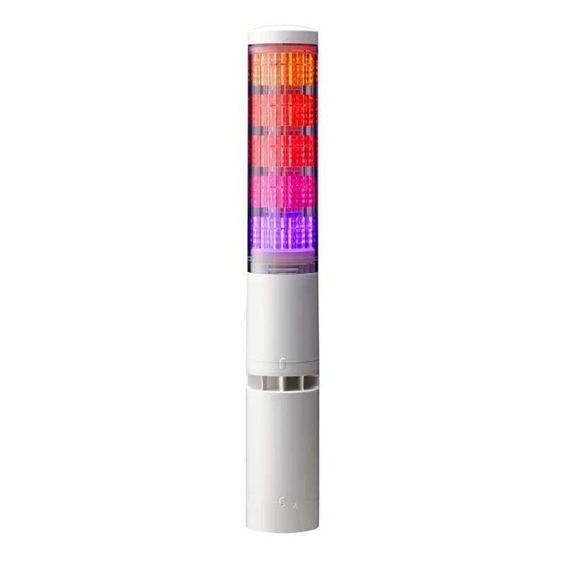 PATLITE LA6-5DTNWB-POE Signalturm mit LED, 5 Stufen, PoE, programmierbar