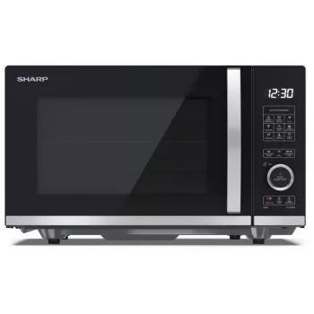Sharp YC-QG204AE-B Kombi-Mikrowelle mit Grill, 20L, 800W, Schwarz