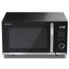 Sharp YC-QG204AE-B Kombi-Mikrowelle mit Grill, 20L, 800W, Schwarz