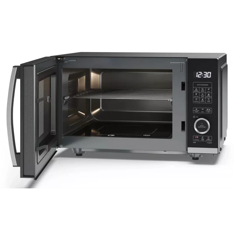 Sharp YC-QG204AE-B Kombi-Mikrowelle mit Grill, 20L, 800W, Schwarz