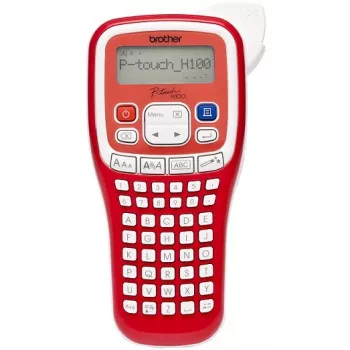 Brother PT-H100R Etikettendrucker, Thermotransfer, 180 dpi, Weiß/Rot