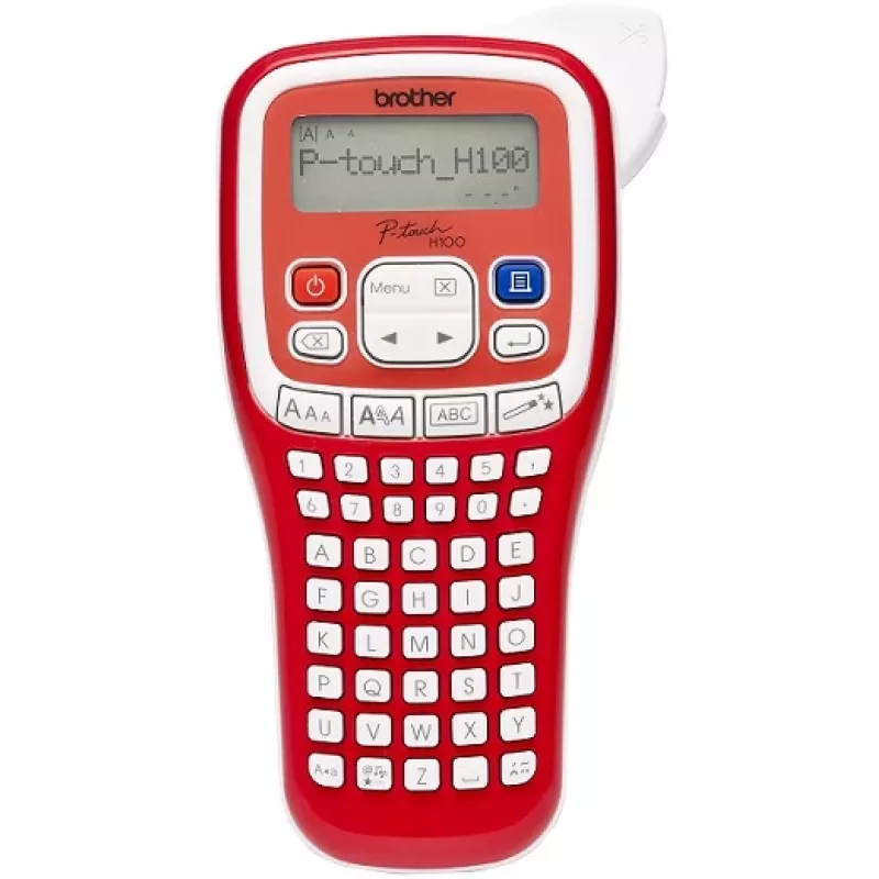 Brother PT-H100R Etikettendrucker, Thermotransfer, 180 dpi, Weiß/Rot
