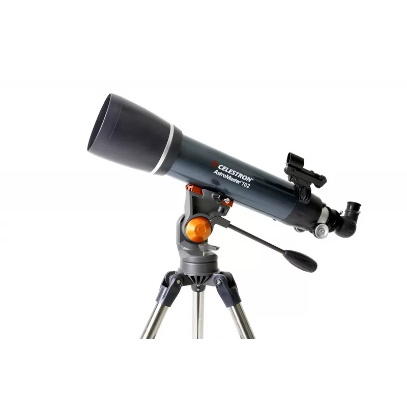 Celestron AstroMaster 102AZ Refraktor-Teleskop 102mm Öffnung 660mm Brennweite Schwarz