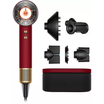 Dyson Supersonic Nural Straight + Wavy Haartrockner, Keramik Pink / Topaz