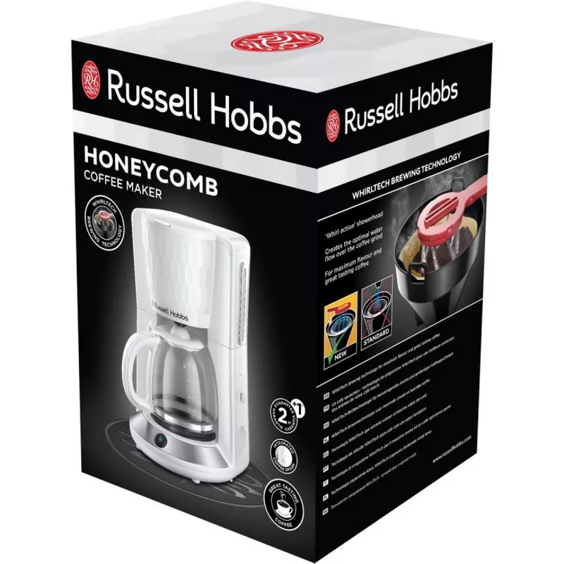 Russell Hobbs 27010-56 2-Slice Pop-Up Toaster, 850W, Weiß