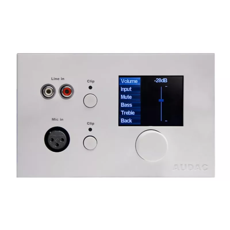 AUDAC MWX65 Drehregler Lautstärkeregler 100V 60W Weiß