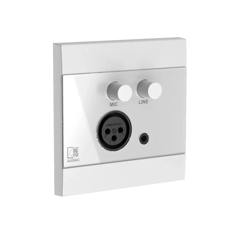 AUDAC WP205/W Wandplatte / Schalterabdeckung Weiß
